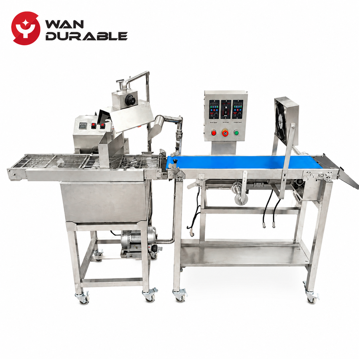 Automatic Chocolate Coating Production Line | Chocolate Enrobing & Cooling Machine