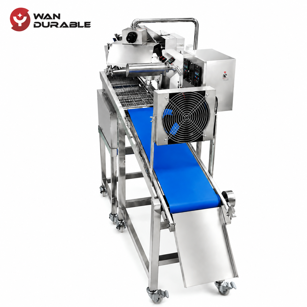Automatic Chocolate Coating Production Line | Chocolate Enrobing & Cooling Machine