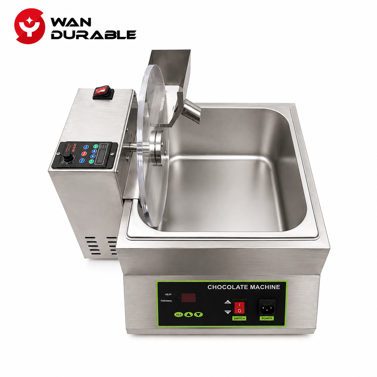 Commercial Chocolate Melting Machine with Temperature Control for Bakery & Chocolate Shop