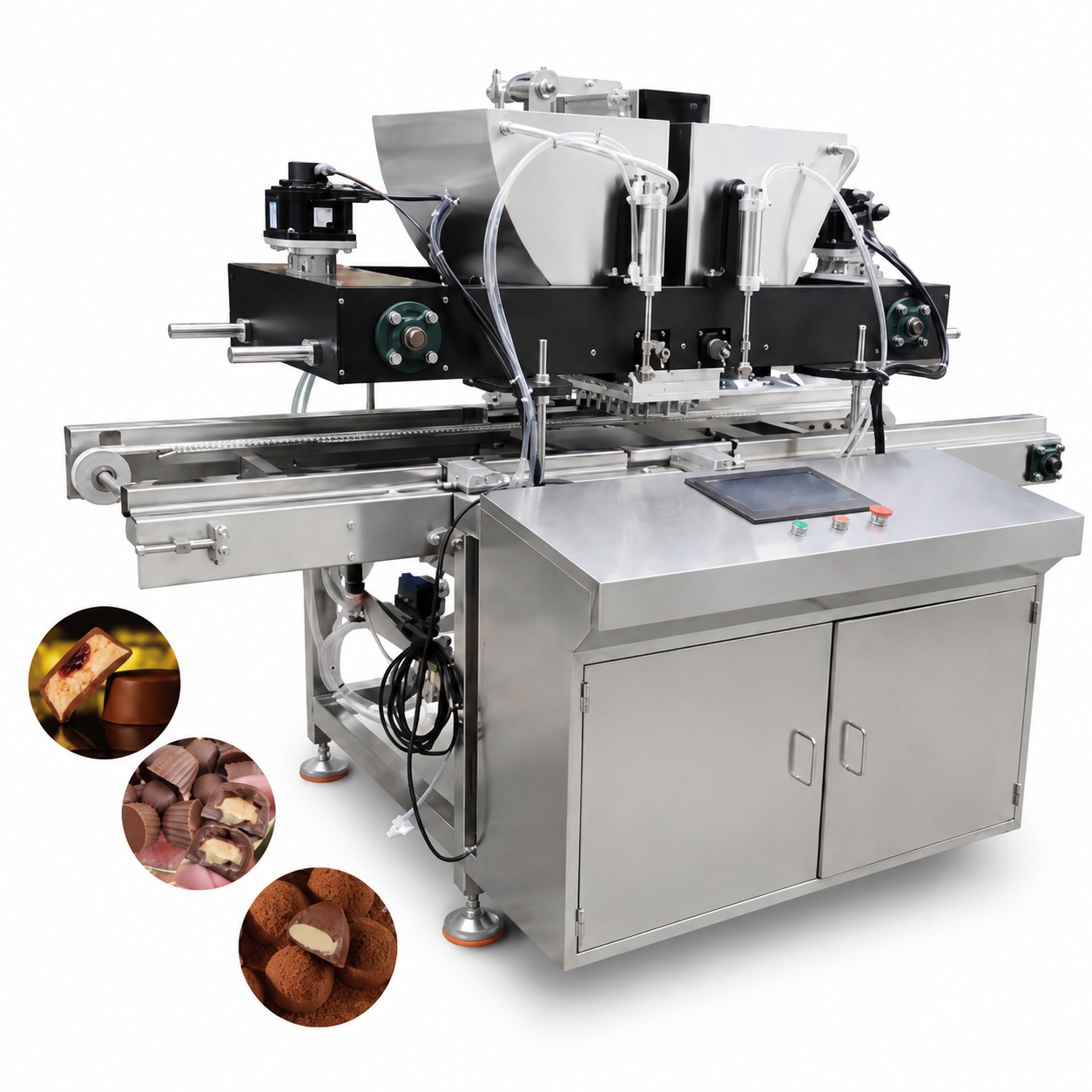 Semi-Automatic Chocolate Depositor Machine for Filled Chocolate & Molded Chocolate Production