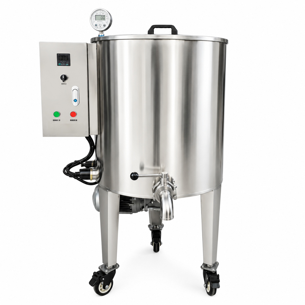 Chocolate Insulation Tank with Heating & Stirring System | 304 Stainless Steel Chocolate Holding Tank for Continuous Production