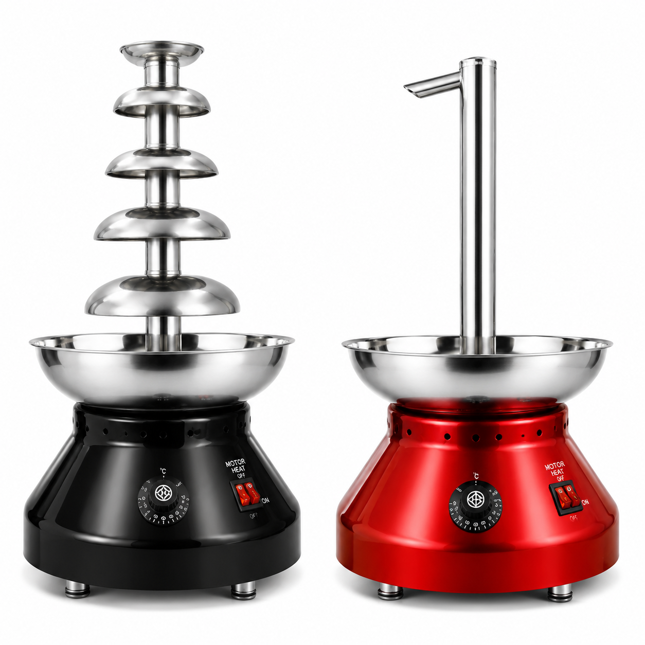 Commercial Chocolate Fountain Machine for Restaurants, Hotels & Events – Stainless Steel 3-Tier Chocolate Fountain