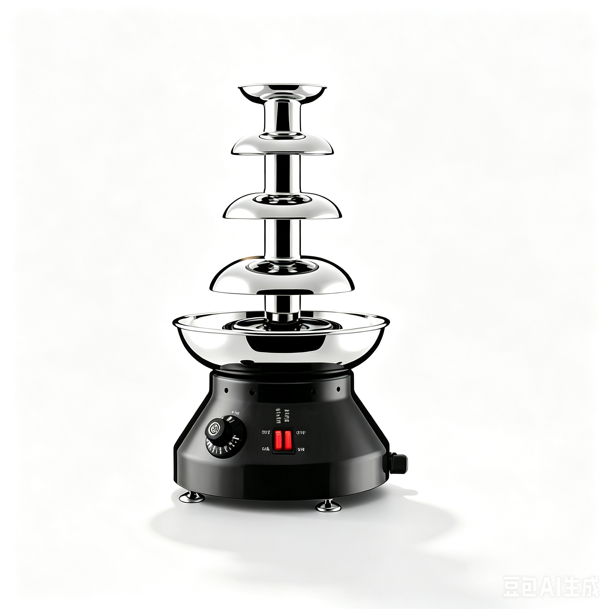 Commercial Chocolate Fountain Machine for Restaurants, Hotels & Events – Stainless Steel 3-Tier Chocolate Fountain