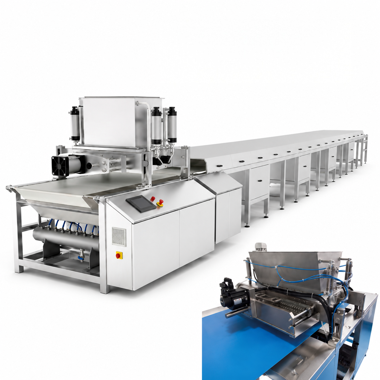 Chocolate Resistant Baking Bean Depositor Machine for Chocolate Chip Production | High Precision Automatic Chocolate Drop Forming Equipment