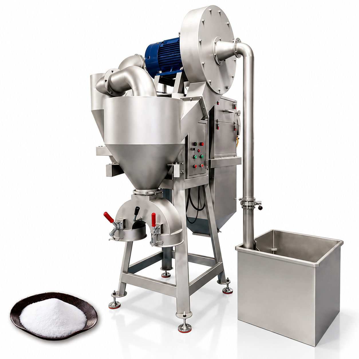 Industrial Dust-Free Sugar Pulverizer Machine for Confectionery, Bakery & Food Powder Processing