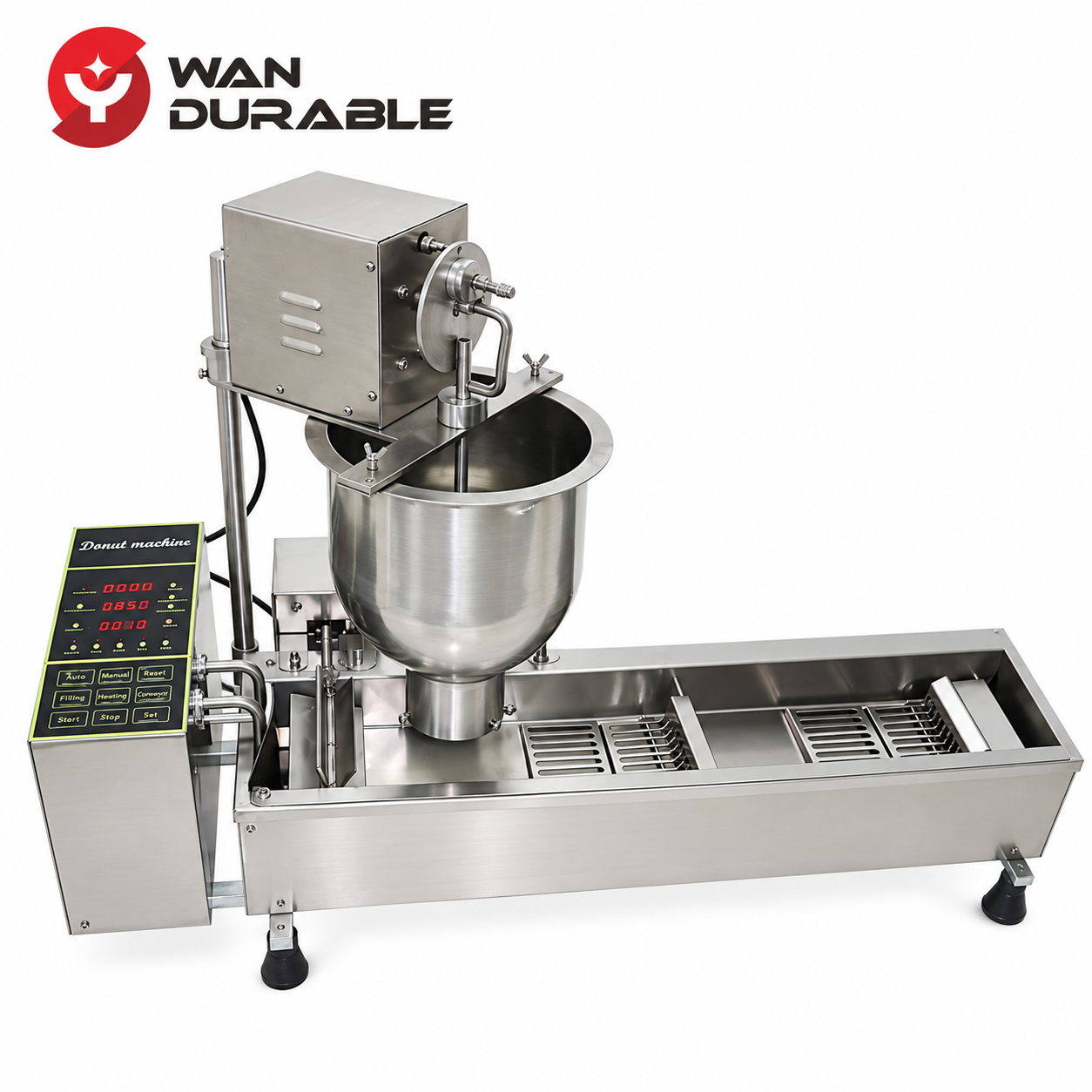 Single Row Fully Automatic Donut Machine for Commercial Donut Production