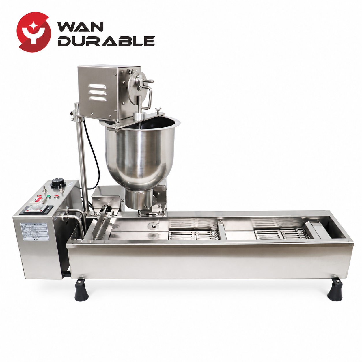 Single-Row Fully Automatic Donut Machine for Commercial Production