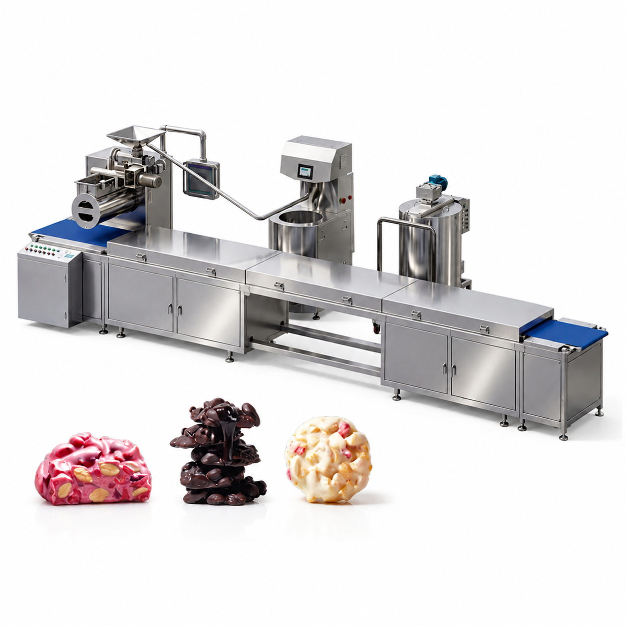 Automatic Cluster Forming Machine for Chocolate, Nut & Fruit Clusters | High Precision Food Forming Equipment